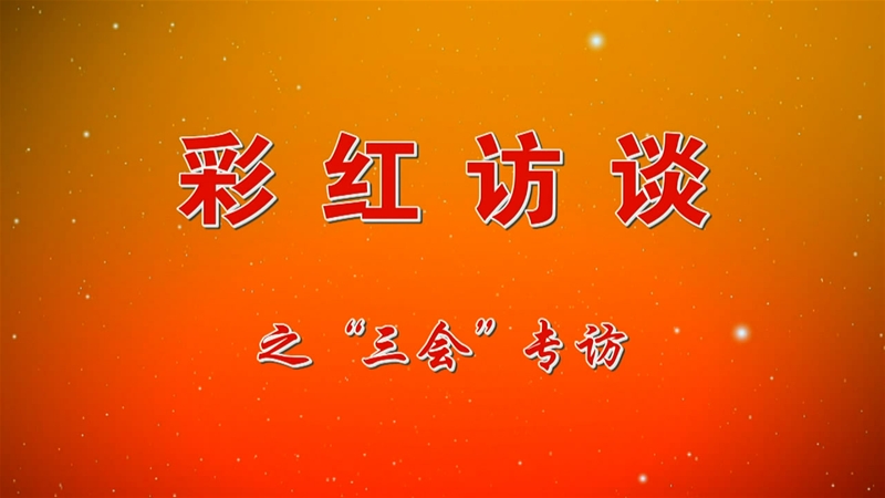 《彩红访谈》之“三会专访”第七期