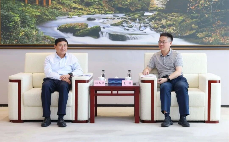 张文琪会见中铁二十三局党委书记、董事长王鹏一行